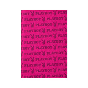 Обложка для паспорта матовая кожа с принтом PLAYBOY в Тюмени, натуральная матовая кожа | размер 19,3 х 13,7 см; прозрачные пластиковые крепления | brand | brazzers | fake taxi | faketaxi | hub | mode | playboy | бразерс | бренд | мода | фейк такси