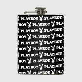 Фляга с принтом PLAYBOY PATTERN | ПЛЕЙБОЙ ПАТТЕРН (Z) в Тюмени, металлический корпус | емкость 0,22 л, размер 125 х 94 мм. Виниловая наклейка запечатывается полностью | brand | brazzers | fake taxi | faketaxi | hub | mode | playboy | бразерс | бренд | мода | фейк такси