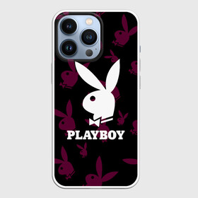 Чехол для iPhone 13 Pro с принтом PLAYBOY | ПЛЕЙБОЙ (Z) в Тюмени,  |  | brand | brazzers | fake taxi | faketaxi | hub | mode | playboy | бразерс | бренд | мода | фейк такси