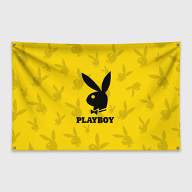 Флаг-баннер с принтом PLAYBOY | ПЛЕЙБОЙ (Z) в Тюмени, 100% полиэстер | размер 67 х 109 см, плотность ткани — 95 г/м2; по краям флага есть четыре люверса для крепления | brand | brazzers | fake taxi | faketaxi | hub | mode | playboy | бразерс | бренд | мода | фейк такси