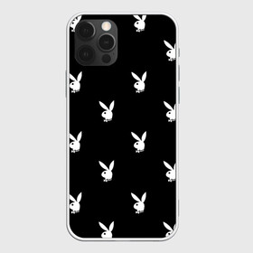 Чехол для iPhone 12 Pro Max с принтом ПЛЕЙБОЙ ПАТТЕРН | PLAYBOY PATTERN (Z) в Тюмени, Силикон |  | Тематика изображения на принте: brand | brazzers | fake taxi | faketaxi | hub | mode | playboy | бразерс | бренд | мода | фейк такси