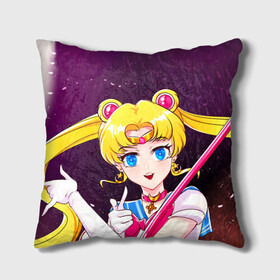 Подушка 3D с принтом Sailor Moon в Тюмени, наволочка – 100% полиэстер, наполнитель – холлофайбер (легкий наполнитель, не вызывает аллергию). | состоит из подушки и наволочки. Наволочка на молнии, легко снимается для стирки | Тематика изображения на принте: anime | japan | manga | sailor moon | аниме | девочка | девушка | луна | лунная призма | манга | сейлор мун | сэйлор мун | япония
