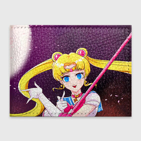 Обложка для студенческого билета с принтом Sailor Moon в Тюмени, натуральная кожа | Размер: 11*8 см; Печать на всей внешней стороне | anime | japan | manga | sailor moon | аниме | девочка | девушка | луна | лунная призма | манга | сейлор мун | сэйлор мун | япония
