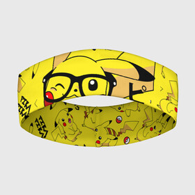 Повязка на голову 3D с принтом ПИКАЧУ в Тюмени,  |  | pika pika | pikachu | pokemon | пика пика | пикачу | покемон