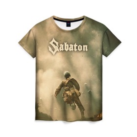 Женская футболка 3D с принтом Sabaton в Тюмени, 100% полиэфир ( синтетическое хлопкоподобное полотно) | прямой крой, круглый вырез горловины, длина до линии бедер | battle | panzerkampf | primo victoria | sabaton | the art of war | the great war | атака мертвецов | бисмарк | броден | войны | группа | йоаким | латный ботинок | метал | ночные ведьмы | пауэр | рок | рыцарские доспехи | сабатон