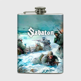 Фляга с принтом Sabaton в Тюмени, металлический корпус | емкость 0,22 л, размер 125 х 94 мм. Виниловая наклейка запечатывается полностью | battle | panzerkampf | primo victoria | sabaton | the art of war | the great war | атака мертвецов | бисмарк | броден | войны | группа | йоаким | латный ботинок | метал | ночные ведьмы | пауэр | рок | рыцарские доспехи | сабатон