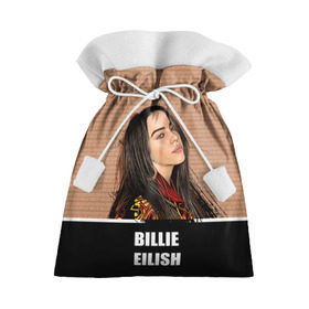 Подарочный 3D мешок с принтом Billie Eilish в Тюмени, 100% полиэстер | Размер: 29*39 см | billie eilish | билли айлиш | музыка