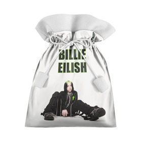 Подарочный 3D мешок с принтом Billie Eilish в Тюмени, 100% полиэстер | Размер: 29*39 см | billie eilish | билли айлиш | музыка