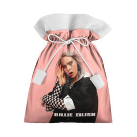 Подарочный 3D мешок с принтом Billie Eilish в Тюмени, 100% полиэстер | Размер: 29*39 см | bad guy | billie eilish | артист | билли айлиш | музыка | певец | фото