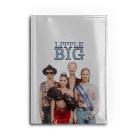 Обложка для автодокументов с принтом Little Big в Тюмени, натуральная кожа |  размер 19,9*13 см; внутри 4 больших “конверта” для документов и один маленький отдел — туда идеально встанут права | little big | евровидение | илья прускин