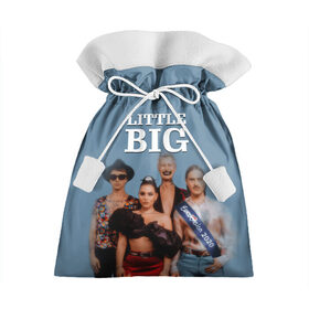 Подарочный 3D мешок с принтом Little Big в Тюмени, 100% полиэстер | Размер: 29*39 см | Тематика изображения на принте: little big | евровидение | илья прускин