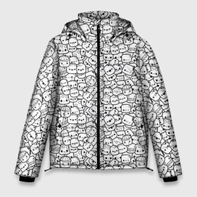 Мужская зимняя куртка 3D с принтом Зефирки (Oko) в Тюмени, верх — 100% полиэстер; подкладка — 100% полиэстер; утеплитель — 100% полиэстер | длина ниже бедра, свободный силуэт Оверсайз. Есть воротник-стойка, отстегивающийся капюшон и ветрозащитная планка. 

Боковые карманы с листочкой на кнопках и внутренний карман на молнии. | marshmello | oko | аниме | граффити | дудлы | зефир | зефирки | имоджи | имодзи | коллаж | малютки | мармеладки | маршмеллоу | маршмело | много | око | приколы | рисунки | рожеца | смайлики