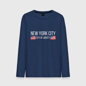 Мужской лонгслив хлопок с принтом NEW YORK в Тюмени, 100% хлопок |  | Тематика изображения на принте: america | city | new | ny | of | states | united | usa | york | америка | американская | америки | йорк | нью | нью йорк | свобода | сша | туризм | туристическая | флаг | флаги