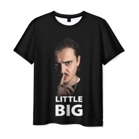 Мужская футболка 3D с принтом Little Big. Илья Прусикин в Тюмени, 100% полиэфир | прямой крой, круглый вырез горловины, длина до линии бедер | little big | евровидение | илья прусикин