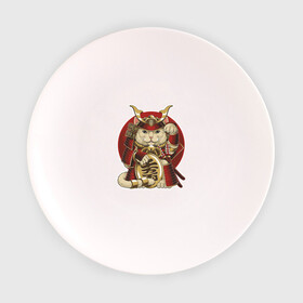 Тарелка 3D с принтом Кот Самурай в Тюмени, фарфор | диаметр - 210 мм
диаметр для нанесения принта - 120 мм | cat | japan | ronin | samurai | воин | кот | котик | котэ | няшка | ронин | рыцарь | самурай | шлем | япония