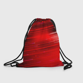 Рюкзак-мешок 3D с принтом Красный свет в Тюмени, 100% полиэстер | плотность ткани — 200 г/м2, размер — 35 х 45 см; лямки — толстые шнурки, застежка на шнуровке, без карманов и подкладки | красночерный | красный | полосы | свет | свечение | текстуры | черно красный | черный