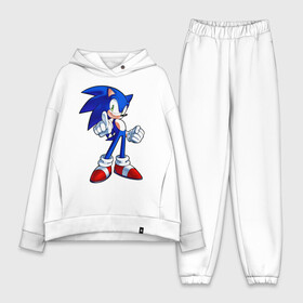 Женский костюм хлопок Oversize с принтом SONIC в Тюмени,  |  | hedgehog | metal sonic | silver | silver the hedgehog | sonic | sonic boom | sonic the hedgehog | еж | ёж сонник | ежик | игры | кино | соник | соник в кино | сонник | фильм