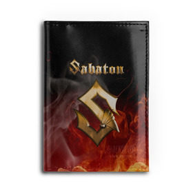 Обложка для автодокументов с принтом SABATON в Тюмени, натуральная кожа |  размер 19,9*13 см; внутри 4 больших “конверта” для документов и один маленький отдел — туда идеально встанут права | sabaton | skull | даниель муллбак | йоаким броден | крис рёланд | оскар монтелиус | пэр сундстрём | рикард сунден | сабатон | скелет | тоббе энглунд | томми юханссон | ханнес ван дал | черепа