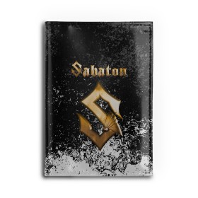 Обложка для автодокументов с принтом SABATON в Тюмени, натуральная кожа |  размер 19,9*13 см; внутри 4 больших “конверта” для документов и один маленький отдел — туда идеально встанут права | sabaton | skull | даниель муллбак | йоаким броден | крис рёланд | оскар монтелиус | пэр сундстрём | рикард сунден | сабатон | скелет | тоббе энглунд | томми юханссон | ханнес ван дал | черепа