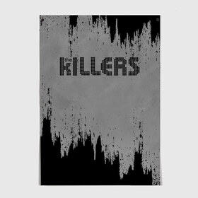 Постер с принтом The Killers Logo в Тюмени, 100% бумага
 | бумага, плотность 150 мг. Матовая, но за счет высокого коэффициента гладкости имеет небольшой блеск и дает на свету блики, но в отличии от глянцевой бумаги не покрыта лаком | brandon flowers | david keuning | killers | альтернативный рок | брэндон флауэрс | дэйв кенинг | инди рок | постпанк ривайвл | хартленд рок