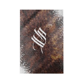 Обложка для паспорта матовая кожа с принтом Stigmata в Тюмени, натуральная матовая кожа | размер 19,3 х 13,7 см; прозрачные пластиковые крепления | Тематика изображения на принте: music | rock | stigmata | альтернатива | музыка | рок | стигмата | тарас уманский