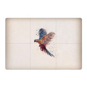 Магнитный плакат 3Х2 с принтом Parrot 1 в Тюмени, Полимерный материал с магнитным слоем | 6 деталей размером 9*9 см | Тематика изображения на принте: art | parrot | арт | попугай