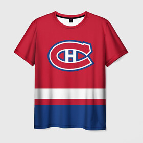 Мужская футболка 3D с принтом Монреаль Канадиенс в Тюмени, 100% полиэфир | прямой крой, круглый вырез горловины, длина до линии бедер | canadiens | hockey | montreal | montreal canadiens | nhl | usa | канадиенс | монреаль | монреаль канадиенс | нхл | спорт | сша | хоккей | шайба