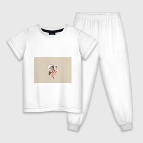 Детская пижама хлопок с принтом Спасибо, Юра! в Тюмени, 100% хлопок |  брюки и футболка прямого кроя, без карманов, на брюках мягкая резинка на поясе и по низу штанин
 | Тематика изображения на принте: 12 апреля 1961 год | astronaut | celebrity | cosmonautics day | hero | space | yuri gagarin | герой | день космонавтики | знаменитость | космонавт | космос | первый в космосе | поехали | ссср | юрий гагарин