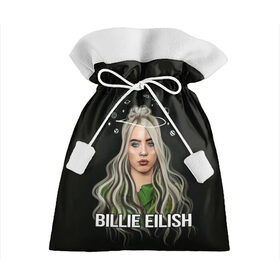 Подарочный 3D мешок с принтом BILLIE EILISH в Тюмени, 100% полиэстер | Размер: 29*39 см | ayelish | bad guy | bellyache | bilie eilish | bilie elish | billie | billie eilish | eilish | electronic | elish | music | били айлиш | билли айлиш | эйлиш | элиш