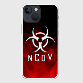 Чехол для iPhone 13 mini с принтом КОРОНАВИРУС | nCoV (Z) в Тюмени,  |  | beta cov b | biohazard | ncov | sars cov | биохазард | вирус | вирус из китая | китай | коронавирус | пневмония | ухань | эпидемия