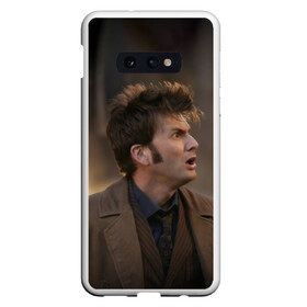 Чехол для Samsung S10E с принтом 10th DOCTOR WHO в Тюмени, Силикон | Область печати: задняя сторона чехла, без боковых панелей | david tennant | doctor who | jodie whittaker | matt smith | space | tardis | time | время | девид теннант | джоди уиттакер | доктор | доктор кто | космос | мэтт смит | тардис