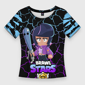 Женская футболка 3D Slim с принтом Brawl stars leon bibi. в Тюмени,  |  | bea | bib | brawl stars | crow | el brown | leon | max | nita | sally leon | shark | акула | биа | биби | бравл старс | ворон | игра | леон | макс | нита | оборотень | салли леон | сэлли леон | шарк | эл браун