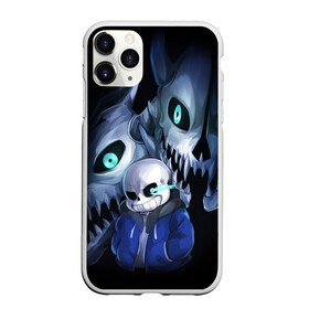 Чехол для iPhone 11 Pro матовый с принтом UNDERTALE в Тюмени, Силикон |  | asriel dreemurr | chara | frisk | gaster blaster | sans | undertale | азриэль дримурр | андертейл | гастер | меттатон | санс | фриск | чара