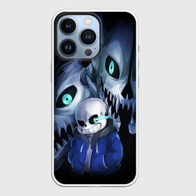 Чехол для iPhone 13 Pro с принтом UNDERTALE | АНДЕРТЕЙЛ (Z) в Тюмени,  |  | Тематика изображения на принте: asriel dreemurr | chara | frisk | gaster blaster | sans | undertale | азриэль дримурр | андертейл | гастер | меттатон | санс | фриск | чара