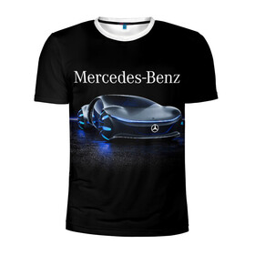 Мужская футболка 3D спортивная с принтом MERCEDES в Тюмени, 100% полиэстер с улучшенными характеристиками | приталенный силуэт, круглая горловина, широкие плечи, сужается к линии бедра | 2020 | amg | auto | brabus | clk | cls | glk | mercedes | mercedes benz | slk | sport | авто | автомобиль | автомобильные | амг | брабус | бренд | глк | марка | машины | мерседес | слк | спорт | цлк | цлс