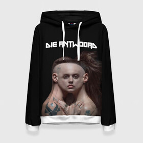 Женская толстовка 3D с принтом Die Antwoord. House of zef в Тюмени, 100% полиэстер  | двухслойный капюшон со шнурком для регулировки, мягкие манжеты на рукавах и по низу толстовки, спереди карман-кенгуру с мягким внутренним слоем. | 2020 | album | die antwoord | house of zef | ninja | yolandi | альбом | йоланди | ниндзя | обложка