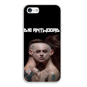 Чехол для iPhone 5/5S матовый с принтом Die Antwoord House of zef в Тюмени, Силикон | Область печати: задняя сторона чехла, без боковых панелей | 2020 | album | die antwoord | house of zef | ninja | yolandi | альбом | йоланди | ниндзя | обложка