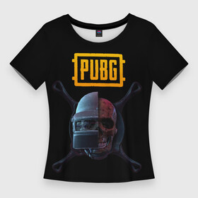 Женская футболка 3D Slim с принтом PUBG в Тюмени,  |  | battle royal | playerunknowns battlegrounds | pubg | пабг | пубг