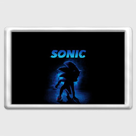 Магнит 45*70 с принтом SONIC в Тюмени, Пластик | Размер: 78*52 мм; Размер печати: 70*45 | amy rose | blaze the cat | hedgehog | sega | silver | sonic | доктор эггман | ёж соник | ехидна наклз | кошка блейз | метал соник | сега | сильвер | соник