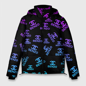 Мужская зимняя куртка 3D с принтом Benzo Gang - Big Baby Tape в Тюмени, верх — 100% полиэстер; подкладка — 100% полиэстер; утеплитель — 100% полиэстер | длина ниже бедра, свободный силуэт Оверсайз. Есть воротник-стойка, отстегивающийся капюшон и ветрозащитная планка. 

Боковые карманы с листочкой на кнопках и внутренний карман на молнии. | baby | big | dj tape | dragonborn | freestyle | hoodrich tales | music | tape | wow tv | биг бейби | егор | клип | музыка | олегович | ракитин | тейп
