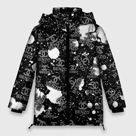 Женская зимняя куртка 3D с принтом Benzo Gang - Big Baby Tape в Тюмени, верх — 100% полиэстер; подкладка — 100% полиэстер; утеплитель — 100% полиэстер | длина ниже бедра, силуэт Оверсайз. Есть воротник-стойка, отстегивающийся капюшон и ветрозащитная планка. 

Боковые карманы с листочкой на кнопках и внутренний карман на молнии | baby | big | dj tape | dragonborn | freestyle | hoodrich tales | music | tape | wow tv | биг бейби | егор | клип | музыка | олегович | ракитин | тейп