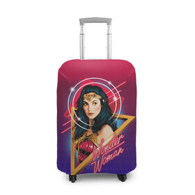 Чехол для чемодана 3D с принтом Wonder Woman в Тюмени, 86% полиэфир, 14% спандекс | двустороннее нанесение принта, прорези для ручек и колес | 1984 | cheetah | dc comics | diana prince | vdkotan | wonder women | ww84 | антиопа | вандер вумен | галь гадот | гепарда | диана принс | стив тревор | чудо женщина