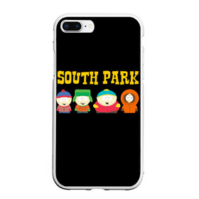 Чехол для iPhone 7Plus/8 Plus матовый с принтом South Park в Тюмени, Силикон | Область печати: задняя сторона чехла, без боковых панелей | south park | американская культура | американский мультсериал | колорадо | пародия | саус парк | саут парк | черный юмор | четыре мальчика | шоу | южный парк