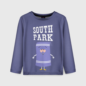 Детский лонгслив 3D с принтом South Park Полотенчико в Тюмени, 100% полиэстер | длинные рукава, круглый вырез горловины, полуприлегающий силуэт
 | south park | баттерс | кайл | кени | кеннет | кенни | мультик | саус парк | стэнли | эрик | южный парк