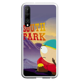 Чехол для Honor P30 с принтом South Park Картмен в Тюмени, Силикон | Область печати: задняя сторона чехла, без боковых панелей | south park | баттерс | кайл | картмен | кени | кеннет | кенни | мультик | саус парк | стэнли | эрик | южный парк