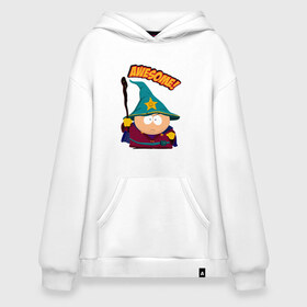 Худи SuperOversize хлопок с принтом CARTMAN в Тюмени, 70% хлопок, 30% полиэстер, мягкий начес внутри | карман-кенгуру, эластичная резинка на манжетах и по нижней кромке, двухслойный капюшон
 | animation | cartman | colorado | eric | gangsta | hip hop | kenny | n.w.a | san | south park | usa | волшебник | жесть | картман | магия | мультфильмы | шикарно | эрик | южный парк