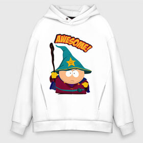 Мужское худи Oversize хлопок с принтом CARTMAN в Тюмени, френч-терри — 70% хлопок, 30% полиэстер. Мягкий теплый начес внутри —100% хлопок | боковые карманы, эластичные манжеты и нижняя кромка, капюшон на магнитной кнопке | Тематика изображения на принте: animation | cartman | colorado | eric | gangsta | hip hop | kenny | n.w.a | san | south park | usa | волшебник | жесть | картман | магия | мультфильмы | шикарно | эрик | южный парк