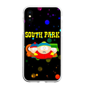 Чехол для iPhone XS Max матовый с принтом South Park в Тюмени, Силикон | Область печати: задняя сторона чехла, без боковых панелей | Тематика изображения на принте: south park | американская культура | американский мультсериал | колорадо | пародия | саус парк | саут парк | черный юмор | четыре мальчика | шоу | южный парк