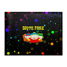 Обложка для студенческого билета с принтом South Park. в Тюмени, натуральная кожа | Размер: 11*8 см; Печать на всей внешней стороне | south park | американская культура | американский мультсериал | колорадо | пародия | саус парк | саут парк | черный юмор | четыре мальчика | шоу | южный парк