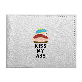 Обложка для студенческого билета с принтом Kiss My Ass в Тюмени, натуральная кожа | Размер: 11*8 см; Печать на всей внешней стороне | cartman | kenny | park | south | southpark | картман | кенни | мульт | мультик | парк | персонаж | персонажи | сериал | южный